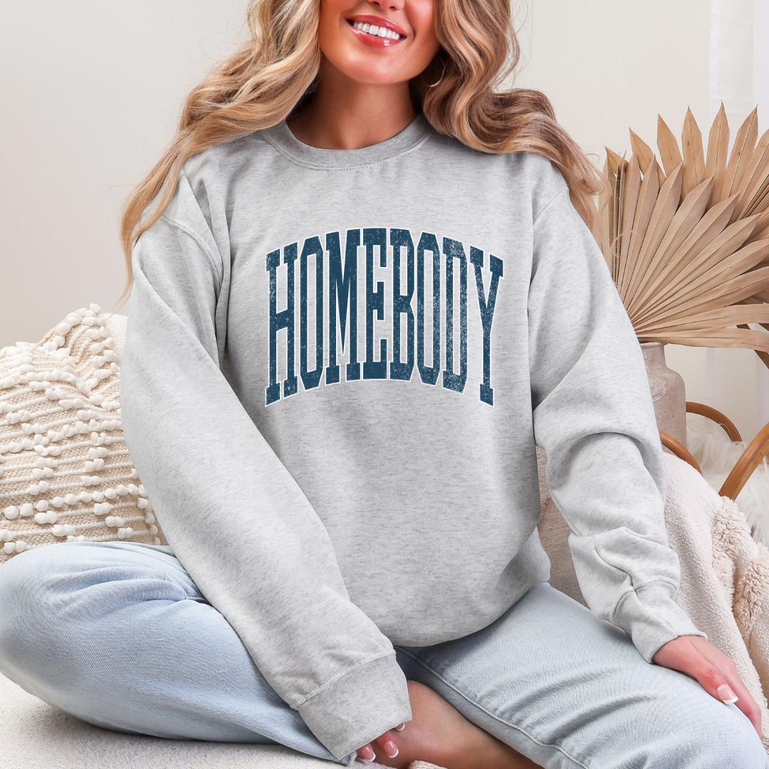 HOMEBODY Varsity Gildan Crewneck Sweatshirt