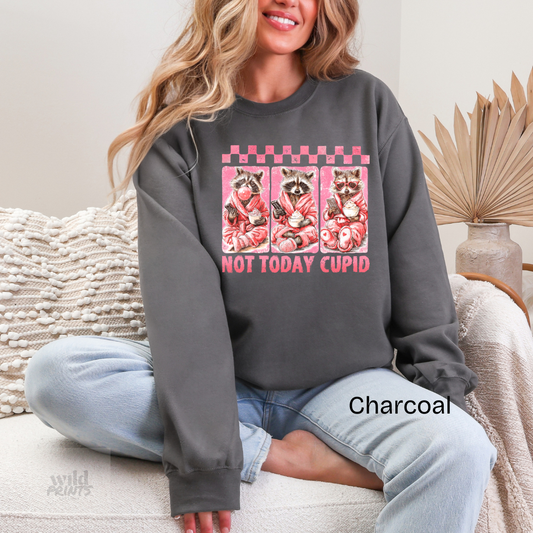 Not Today Cupid Crewneck