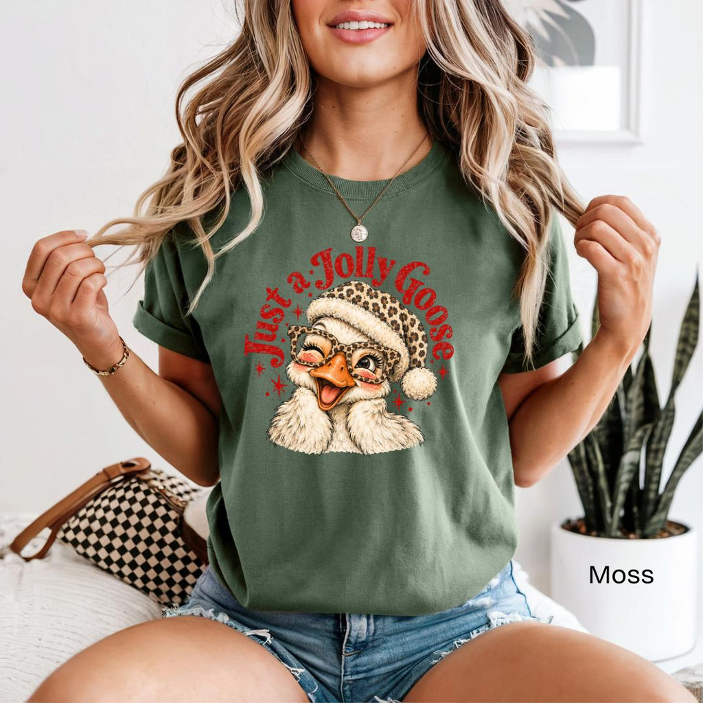 Just A Jolly Goose Comfort Colors T-Shirt