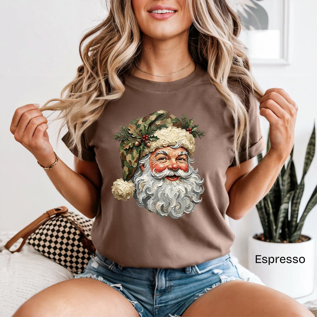 Camo Santa Comfort Colors T-Shirt
