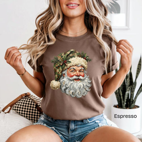 Camo Santa Comfort Colors T-Shirt