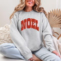 NOEL Red Polka Dot Varsity Gildan Crewneck Sweatshirt