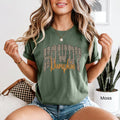 Howdy Pumpkin Leopard Comfort Colors T-Shirt