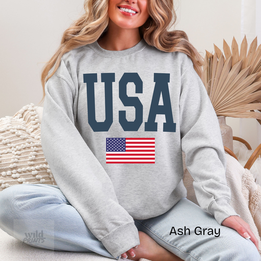 Patriotic Crewneck Sweatshirt