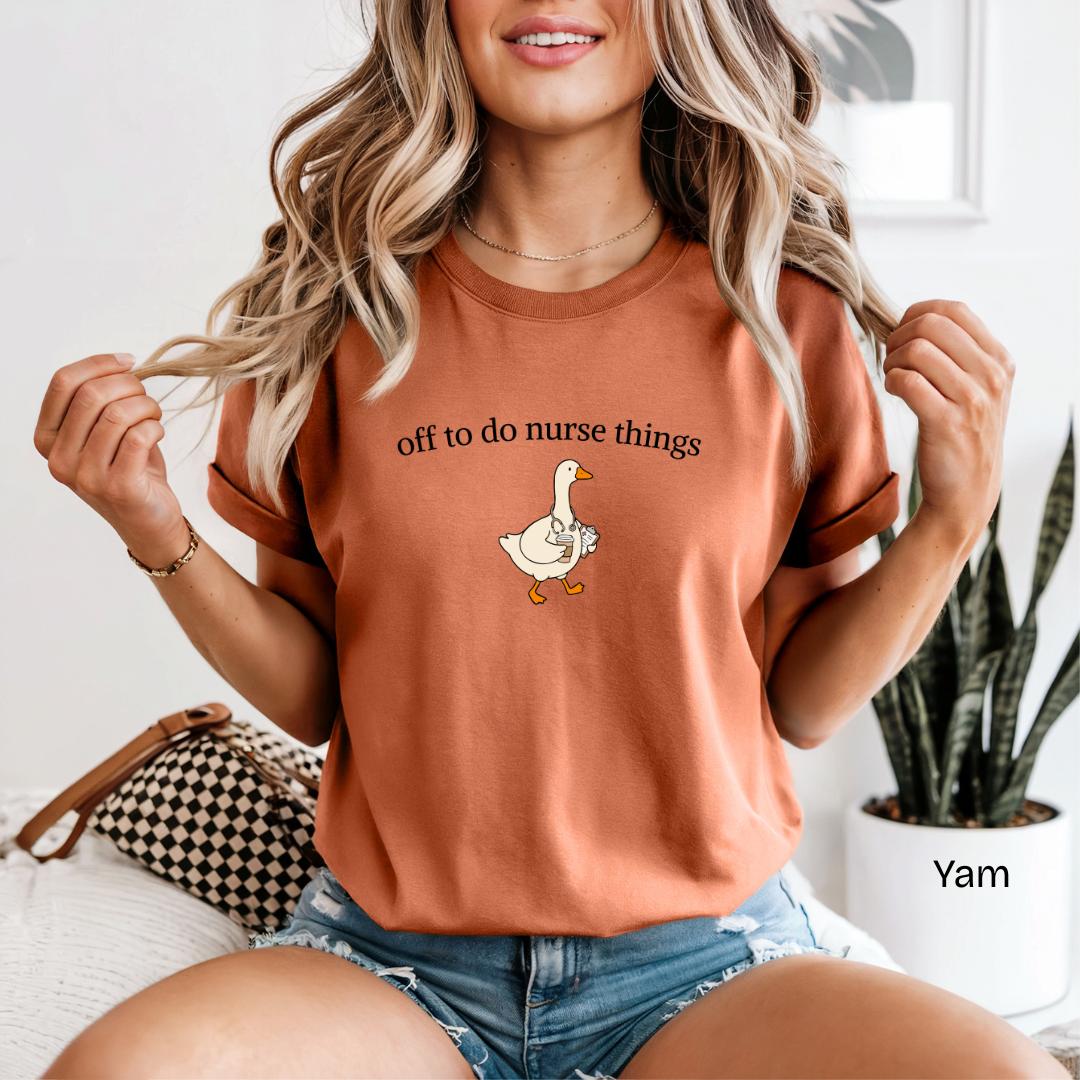 Nurse Goose Comfort Colors T-Shirt