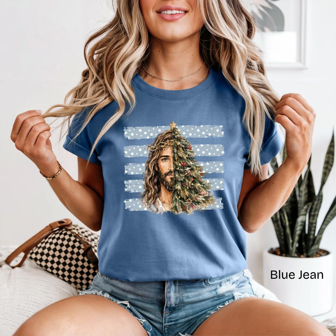 Festive Christmas Comfort Colors T-Shirt