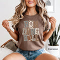 Run The Dang Ball Leopard Gingham Comfort Colors T-Shirt