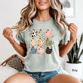 Cute Patterned Chickens Comfort Colors T-Shirt